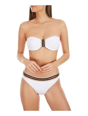 Haut maillot de bain bandeau Marinera Jacquard