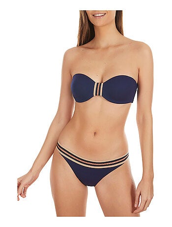 Haut maillot de bain bandeau Marinera Jacquard