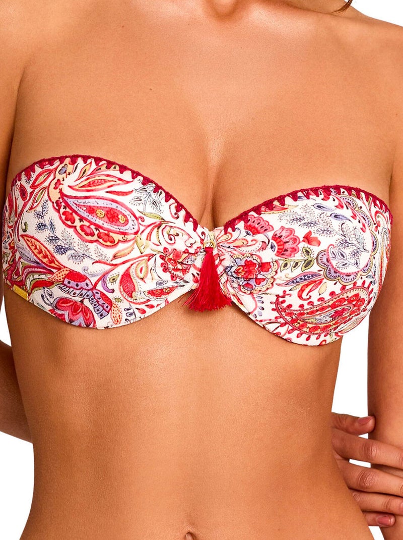 Haut maillot de bain bandeau MIRAGE Blanc - Kiabi