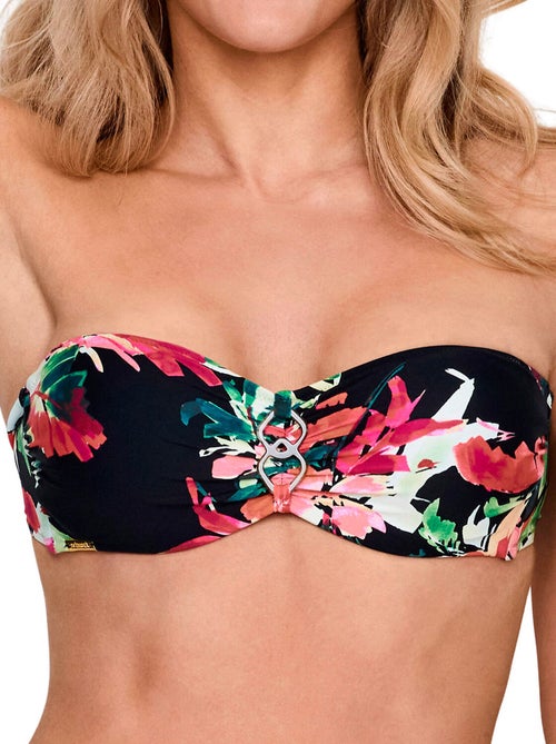 Haut maillot de bain bandeau non préformé TROPICO - Kiabi Haut maillot de bain bandeau non préformé TROPICO - Kiabi