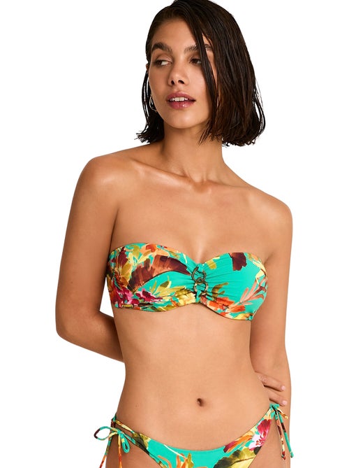 Haut maillot de bain bandeau non préformé TROPICO - Kiabi Haut maillot de bain bandeau non préformé TROPICO - Kiabi