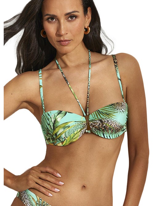 Haut maillot de bain bandeau Paradise - Kiabi