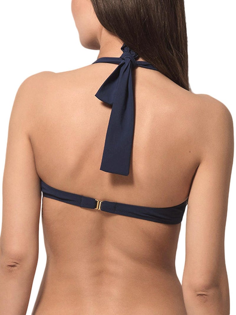 Haut maillot de bain bandeau préformé Blue Sense bleu Bleu - Kiabi