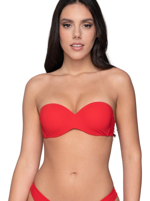 Haut maillot de bain bandeau préformé BLUE SENSE - Kiabi Haut maillot de bain bandeau préformé BLUE SENSE - Kiabi