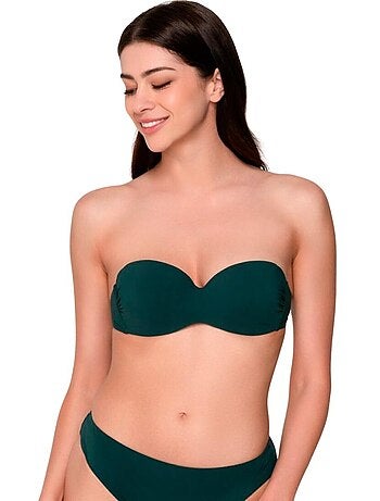 Haut maillot de bain bandeau préformé BLUE SENSE