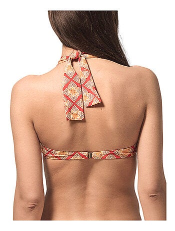 Haut maillot de bain bandeau préformé Broadway rouge