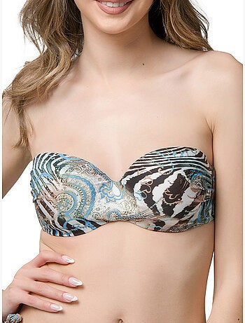 Haut maillot de bain bandeau préformé Casablanca