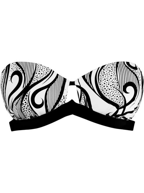 Haut maillot de bain bandeau préformé Elixir - Kiabi Haut maillot de bain bandeau préformé Elixir - Kiabi