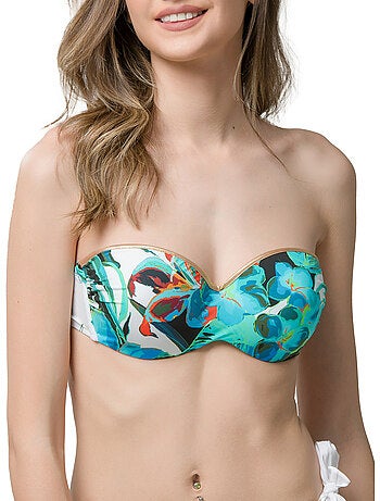 Haut maillot de bain bandeau préformé Lily