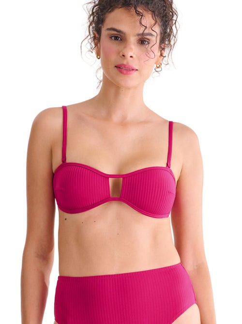 Haut maillot de bain bandeau préformé sans armatures FLORIDA - Kiabi