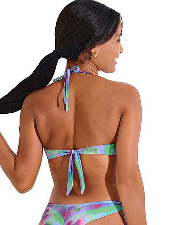 Haut maillot de bain bandeau préformé sans armatures JERSEY