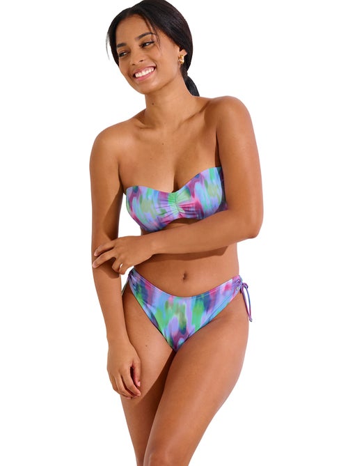 Haut maillot de bain bandeau préformé sans armatures JERSEY - Kiabi