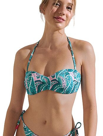 Haut maillot de bain bandeau préformé sans armatures Kavala