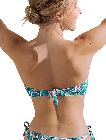 Haut maillot de bain bandeau préformé sans armatures Kavala