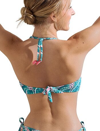 Haut maillot de bain bandeau préformé sans armatures Kavala