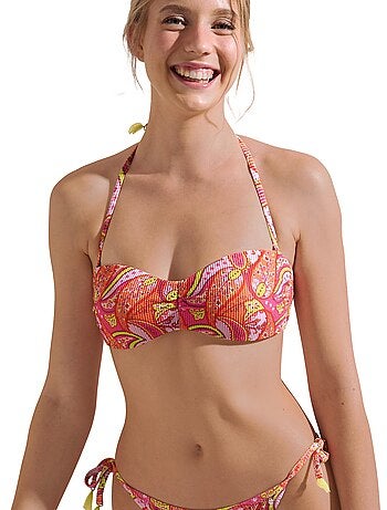 Haut maillot de bain bandeau préformé sans armatures Kavala