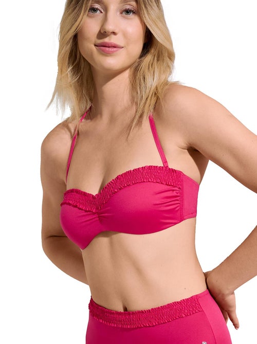 Haut maillot de bain bandeau préformé sans armatures Las Vegas - Kiabi