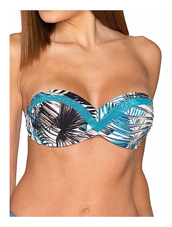 Haut maillot de bain bandeau préformé Tropic