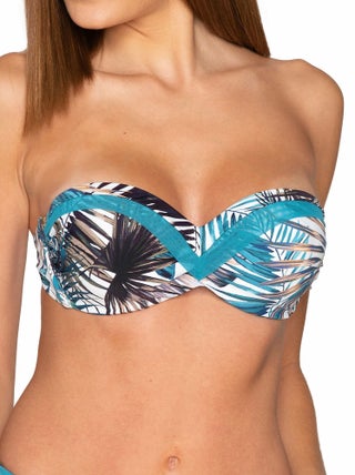 Haut maillot de bain bandeau préformé Tropic