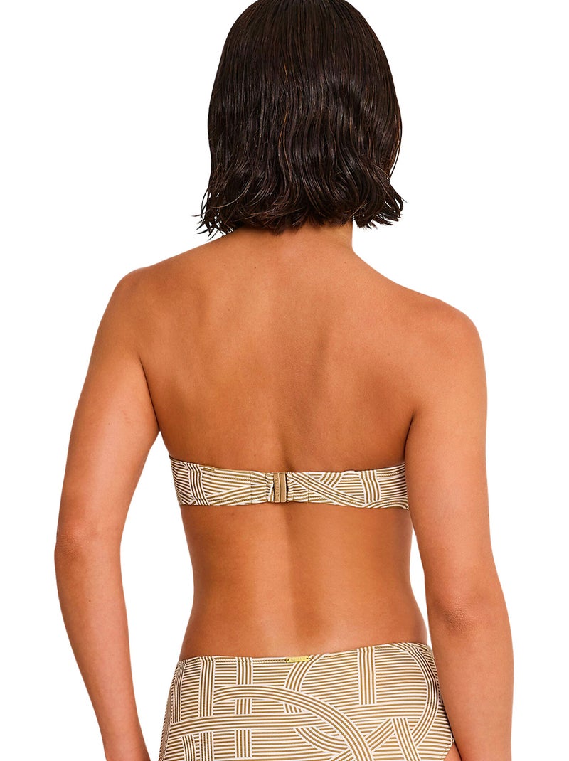 Haut maillot de bain bandeau REVERIE Blanc - Kiabi