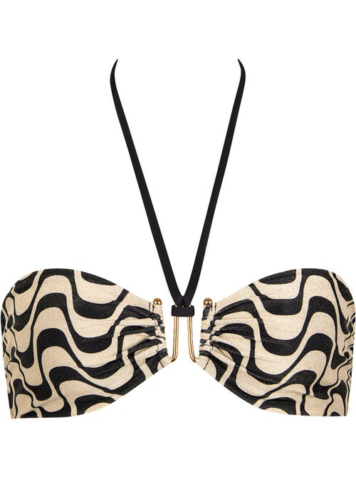 Haut maillot de bain bandeau sans armatures iceland - Kiabi Haut maillot de bain bandeau sans armatures iceland - Kiabi