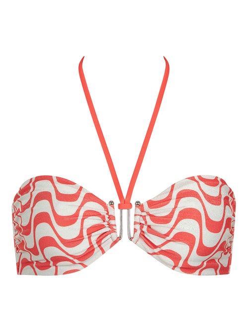 Haut maillot de bain bandeau sans armatures Iceland - Kiabi