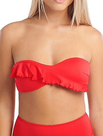 Haut maillot de bain bandeau sans armatures Kenya