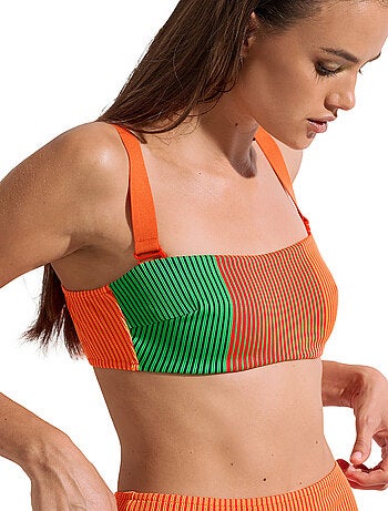 Haut maillot de bain bandeau sans armatures Malawi