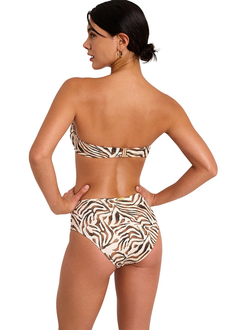 Haut maillot de bain bandeau UTOPIA Ecru - Kiabi