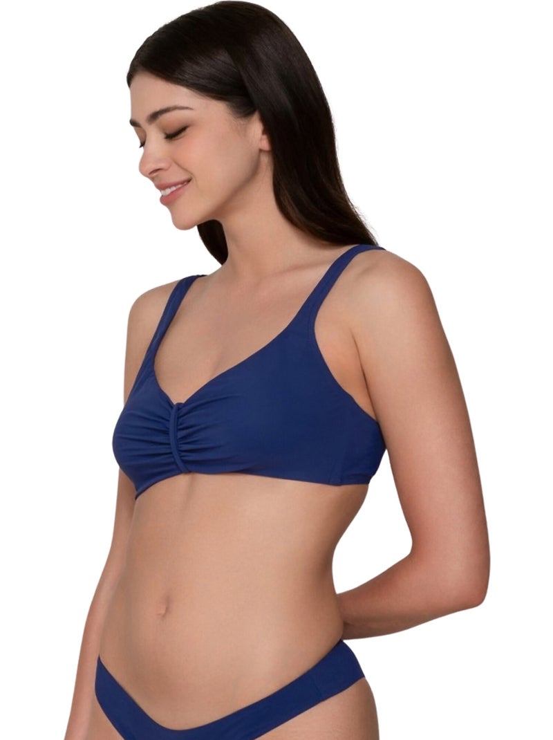 Haut maillot de bain bralette coques amovibles BLUE SENSE Bleu - Kiabi