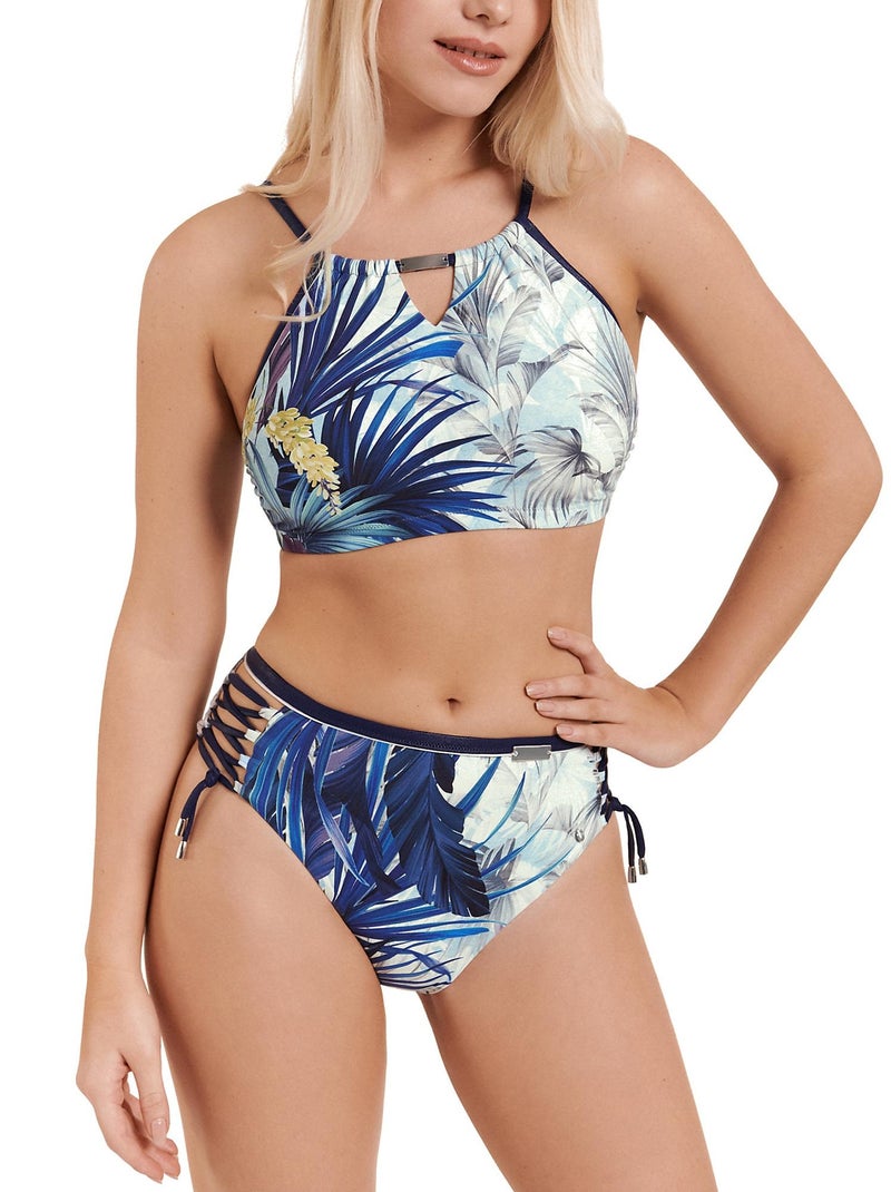 Haut maillot de bain bralette Ensenada Bleu - Kiabi