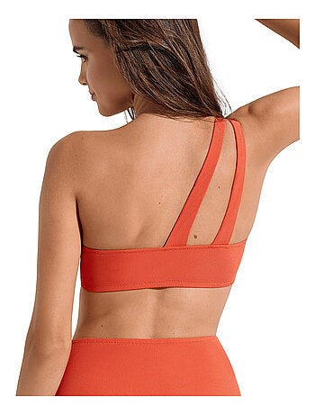 Haut maillot de bain brassière asymétrique sans armatures Normandie