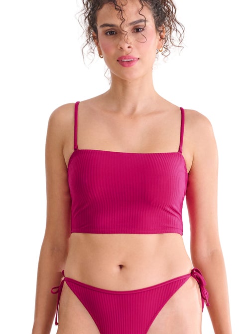 Haut maillot de bain bustier sans armatures FLORIDA - Kiabi