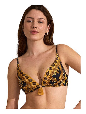 Haut maillot de bain décolleté préformé sans armatures ACANTHUS