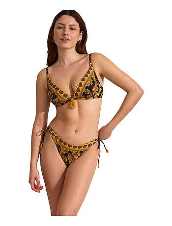 Haut maillot de bain décolleté préformé sans armatures ACANTHUS