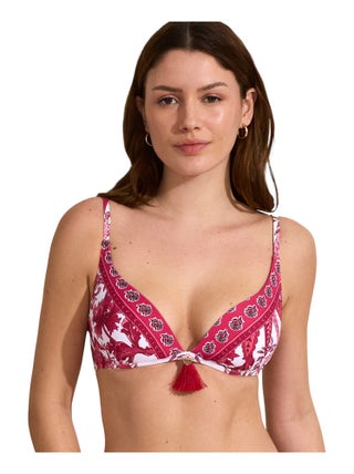 Haut maillot de bain décolleté préformé sans armatures ACANTHUS
