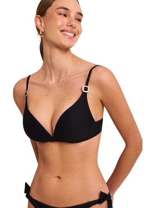 Haut maillot de bain décolleté préformé sans armatures SOLSTICE - Kiabi Haut maillot de bain décolleté préformé sans armatures SOLSTICE - Kiabi