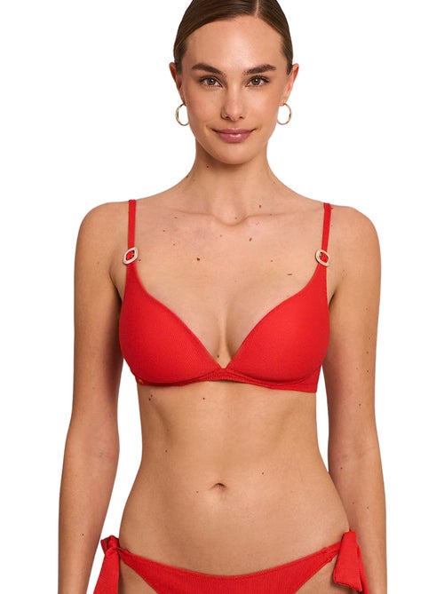 Haut maillot de bain décolleté préformé sans armatures SOLSTICE - Kiabi