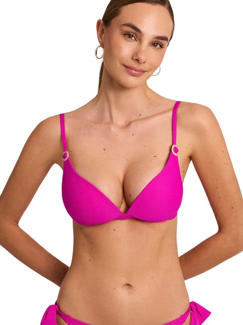 Haut maillot de bain décolleté préformé sans armatures SOLSTICE - Kiabi Haut maillot de bain décolleté préformé sans armatures SOLSTICE - Kiabi