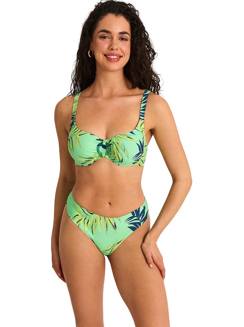 Haut maillot de bain emboîtant CALYPSO Vert - Kiabi