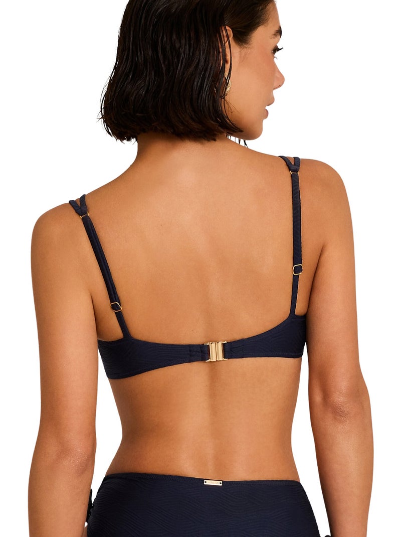 Haut maillot de bain emboîtant NAUTILUS Bleu marine - Kiabi