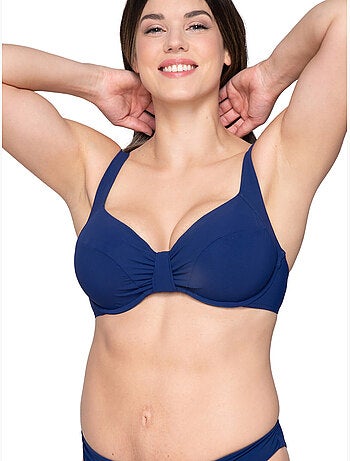 Haut maillot de bain emboîtant non préformé blue sense