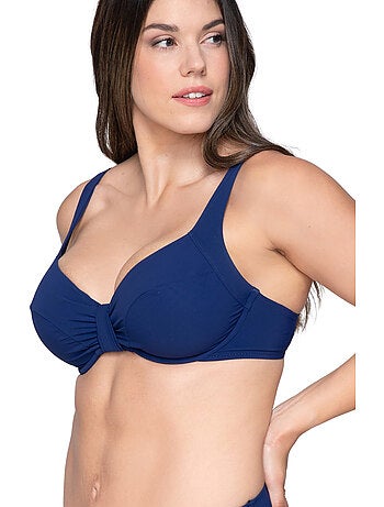 Haut maillot de bain emboîtant non préformé blue sense