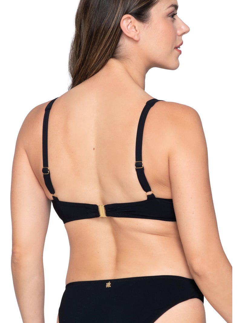 Haut maillot de bain emboîtant non préformé BLUE SENSE Noir - Kiabi