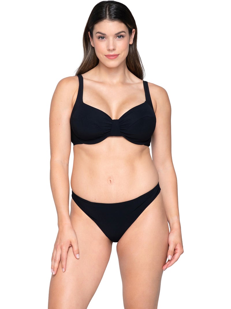 Haut maillot de bain emboîtant non préformé BLUE SENSE Noir - Kiabi