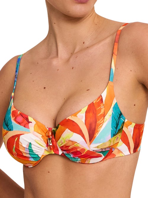 Haut maillot de bain emboîtant oasis - Kiabi Haut maillot de bain emboîtant oasis - Kiabi