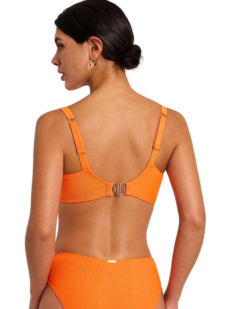 Haut maillot de bain emboîtant SOLSTICE Orange - Kiabi