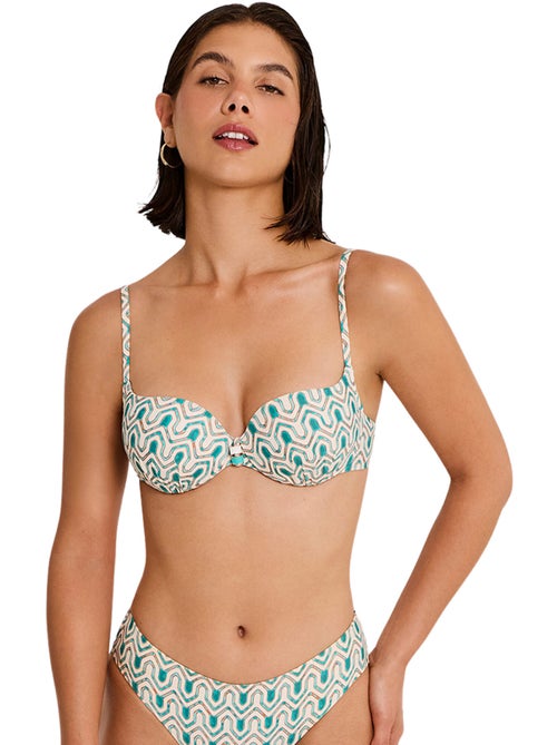Haut maillot de bain préformé armaturé KALEIDO - Kiabi