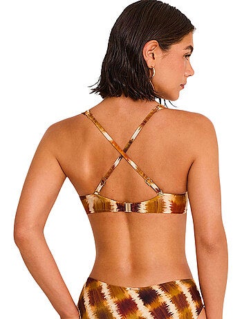 Haut maillot de bain préformé armaturé magma