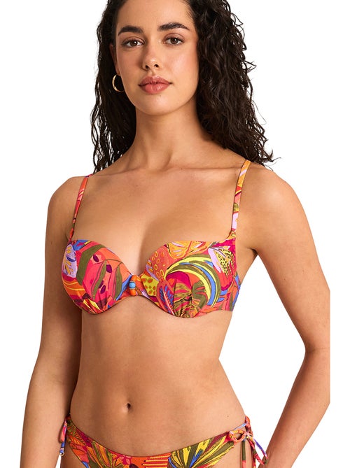 Haut maillot de bain préformé armaturé SUNSET - Kiabi Haut maillot de bain préformé armaturé SUNSET - Kiabi